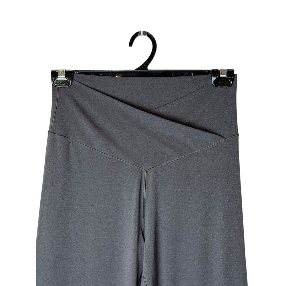 Aerie Offline Real Me Crossover Flare Pants Women XL Gray Yoga Leggings Athletic - Picture 4 of 10